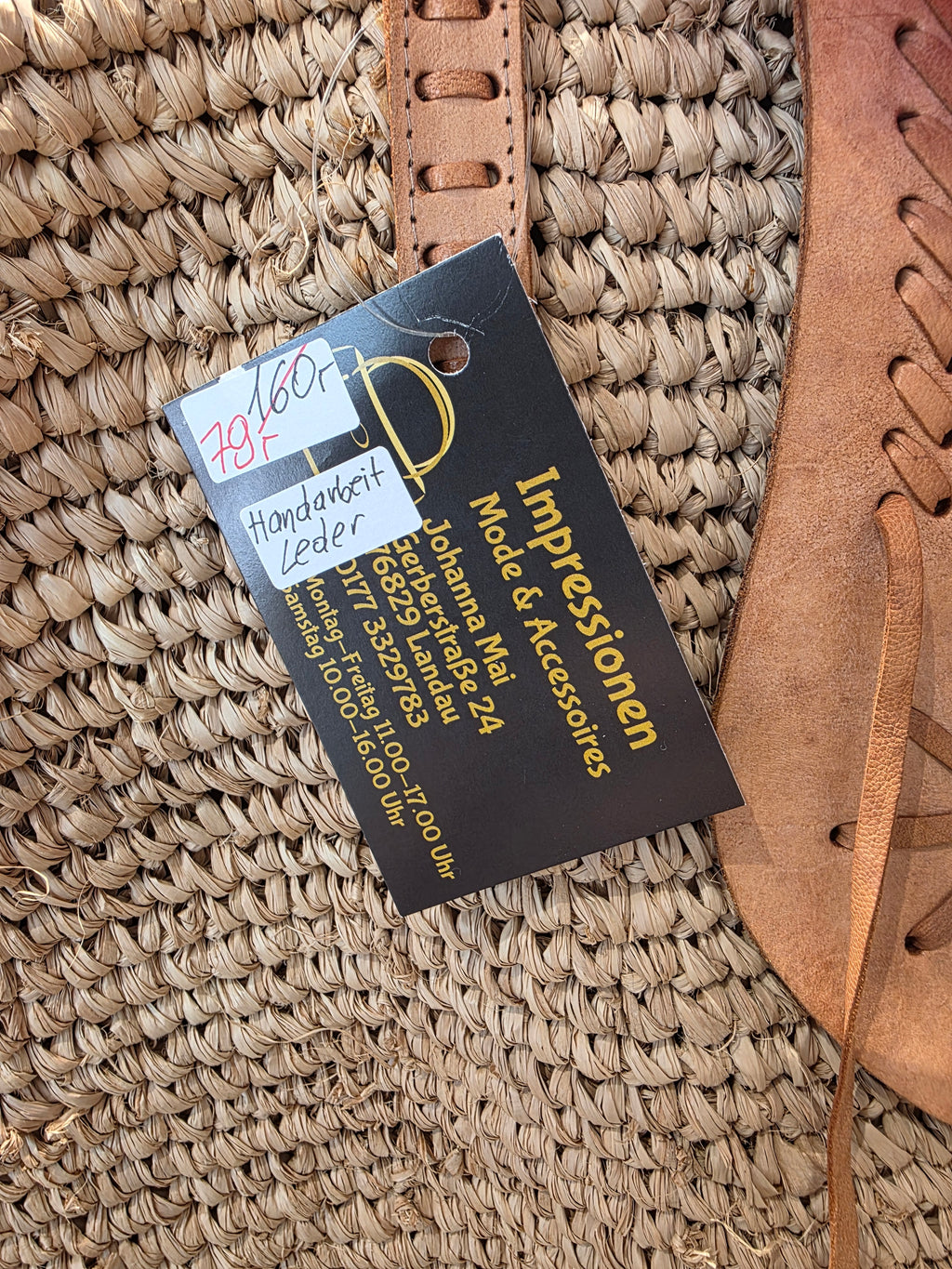 IBIZA LOOK HANDARBEIT BASTTASCHE SHOPPER