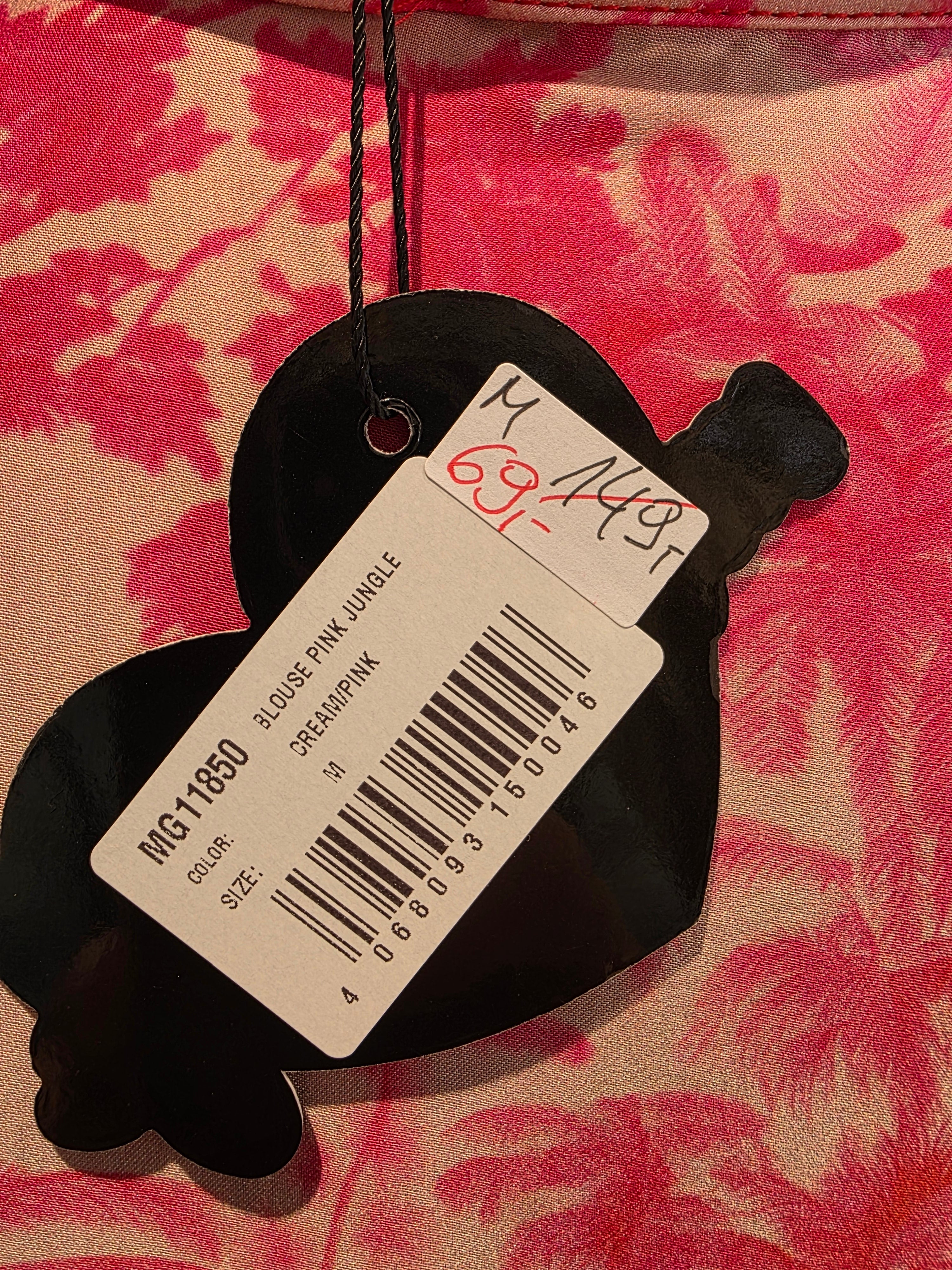 STYLISCHE OVERSIZE BLUSE TUNIKA ROSE