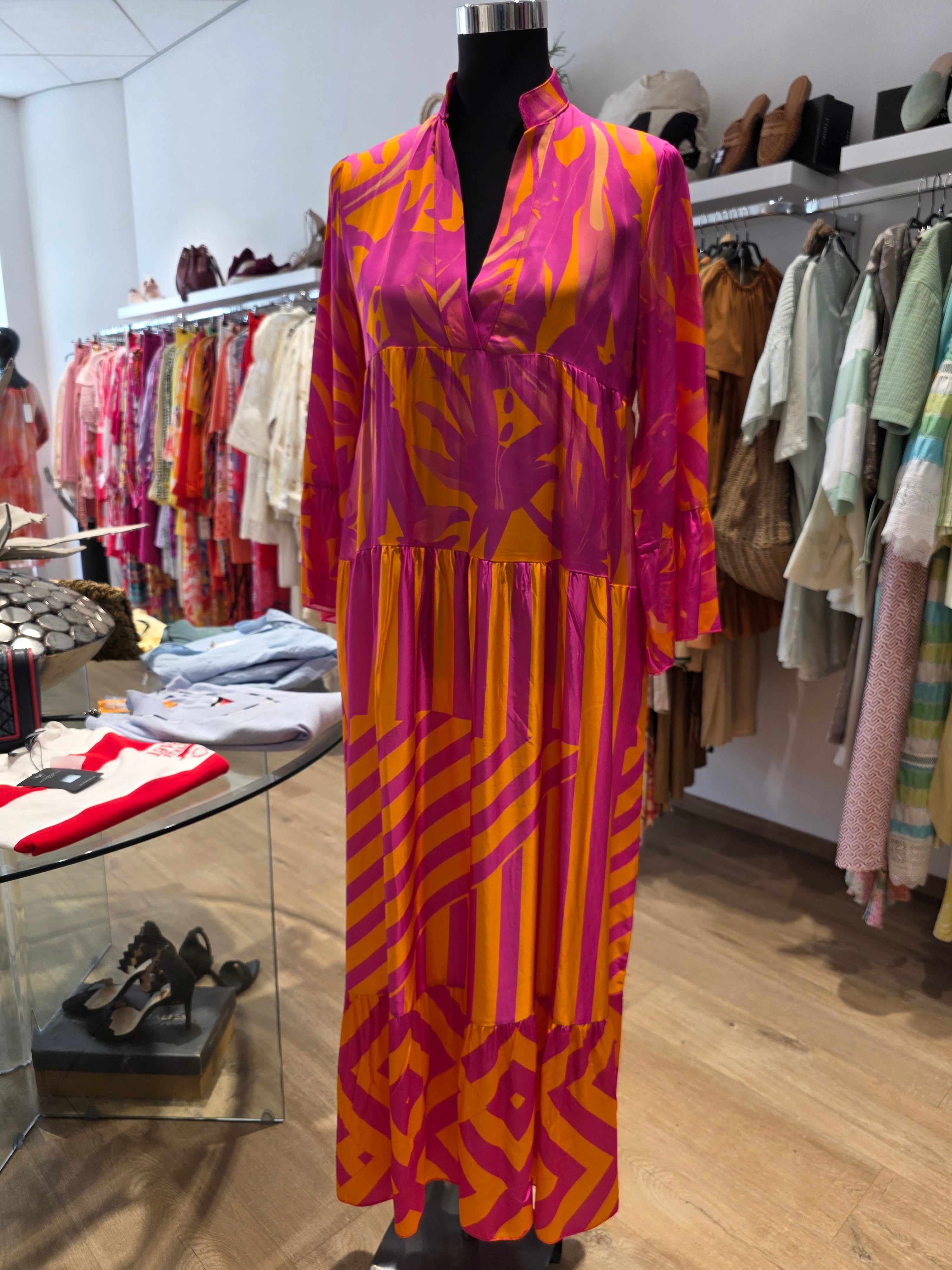 KLEID MAXIKLEID BUNT SOMMER FEELING