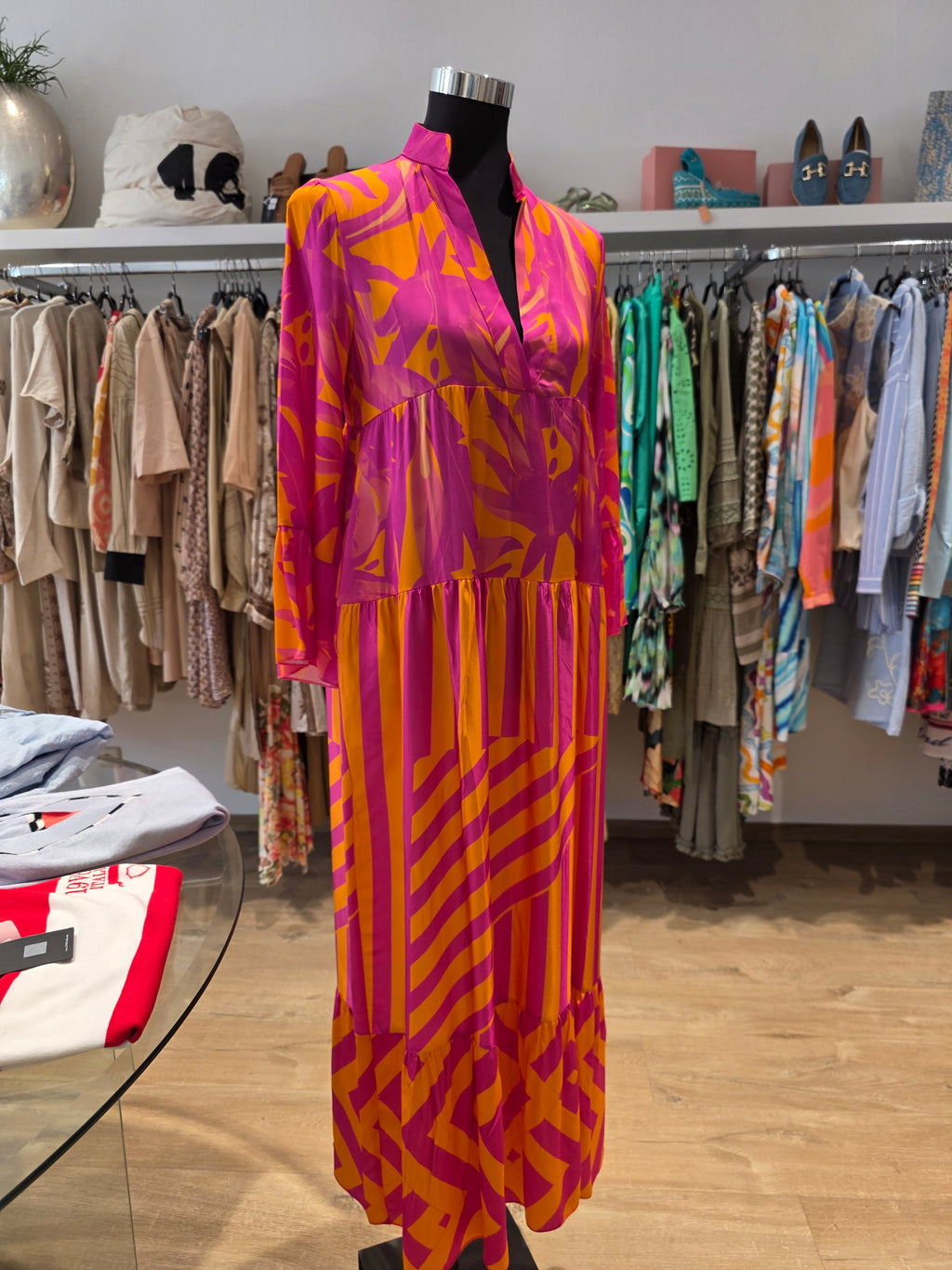 KLEID MAXIKLEID BUNT SOMMER FEELING