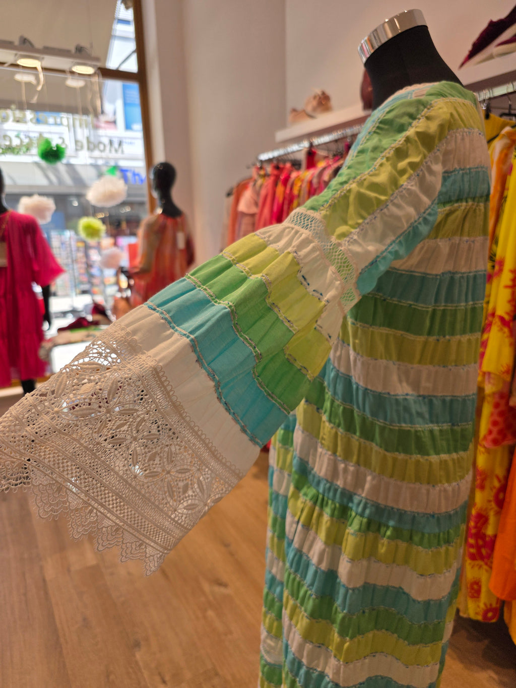 IBIZA STYLE HIPPIE LOOK MAXIKLEID GR38