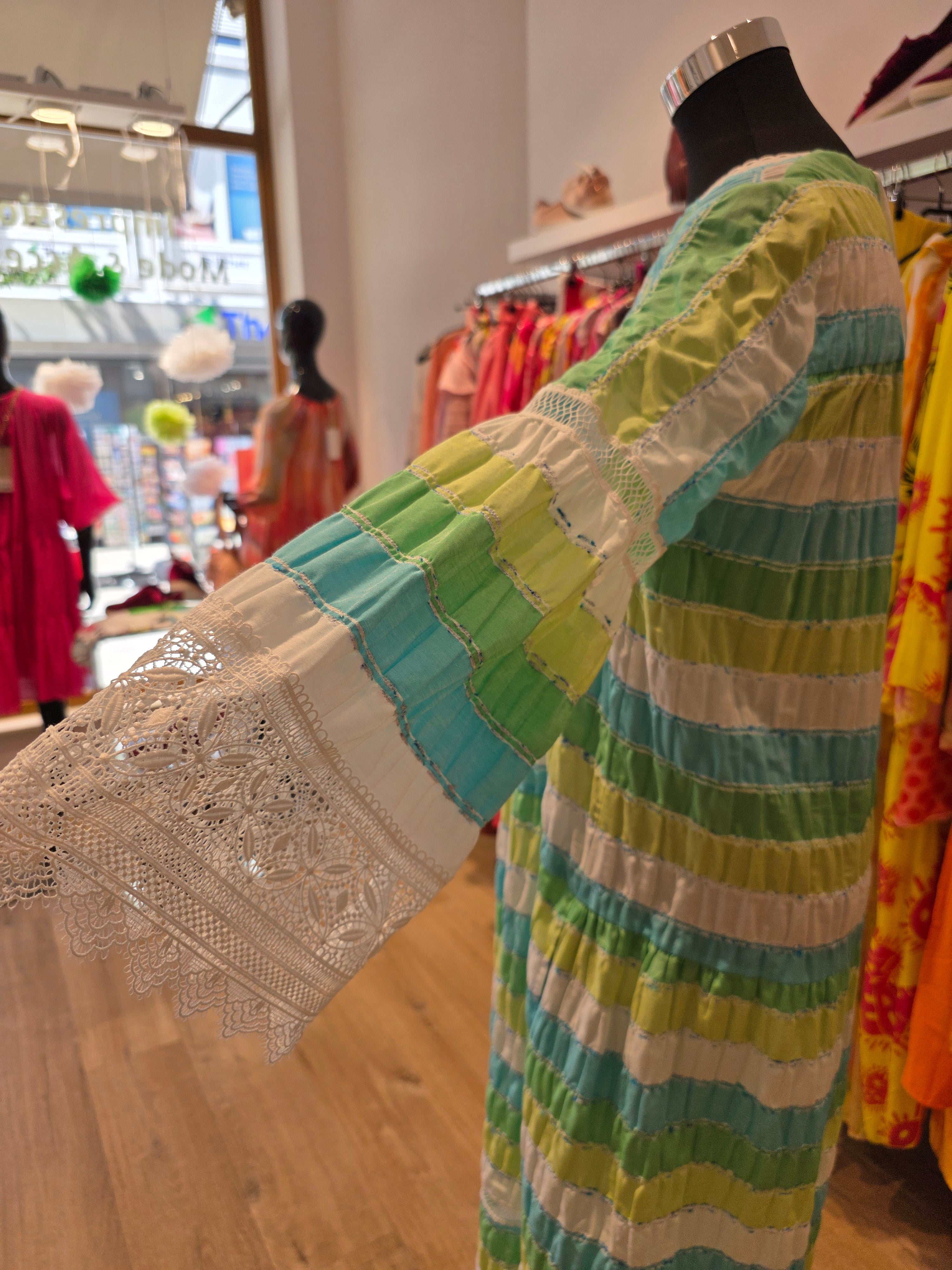 IBIZA STYLE HIPPIE LOOK MAXIKLEID GR38