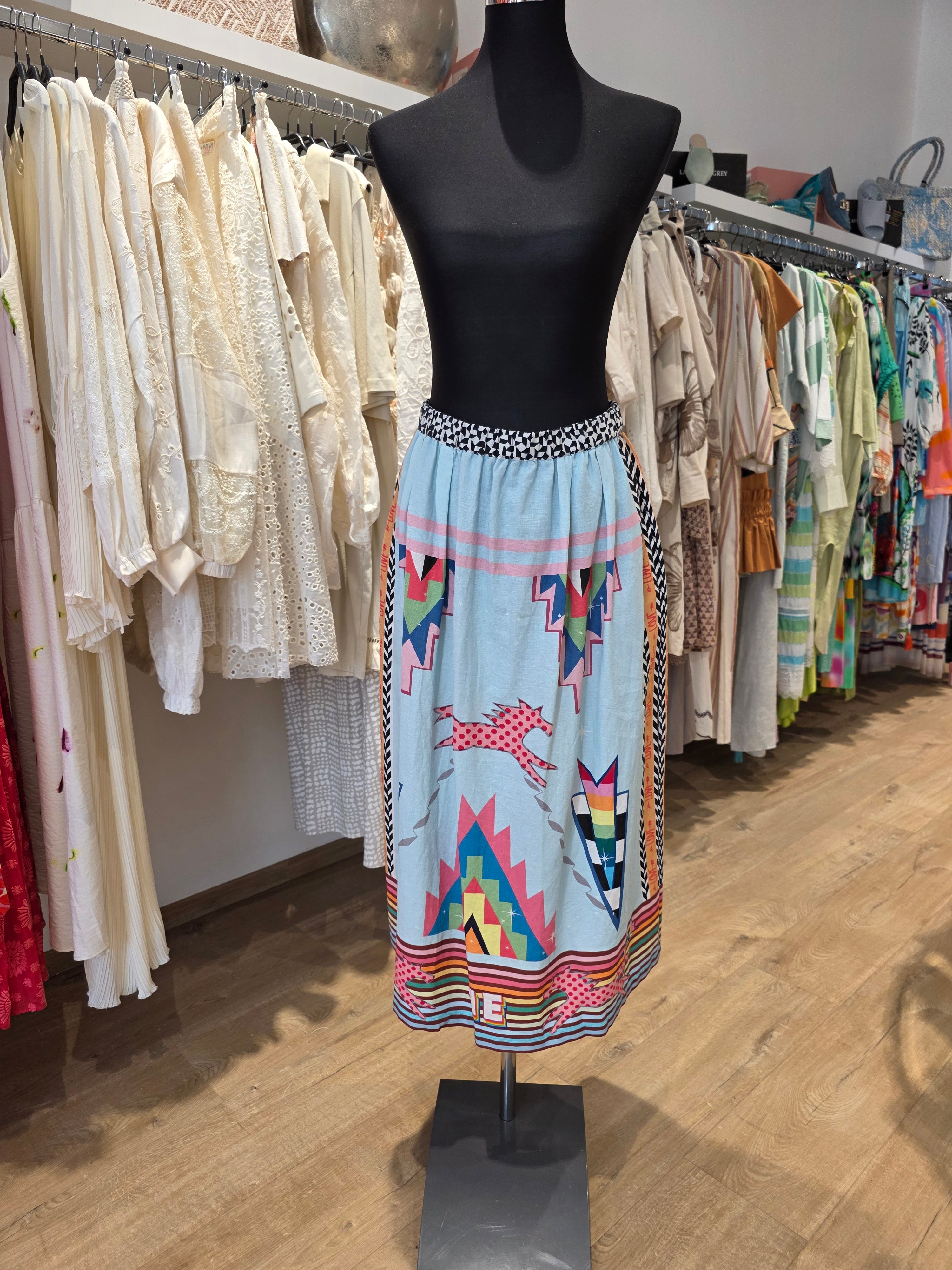 LEINENROCK BUNT STYLISCH GR.S
