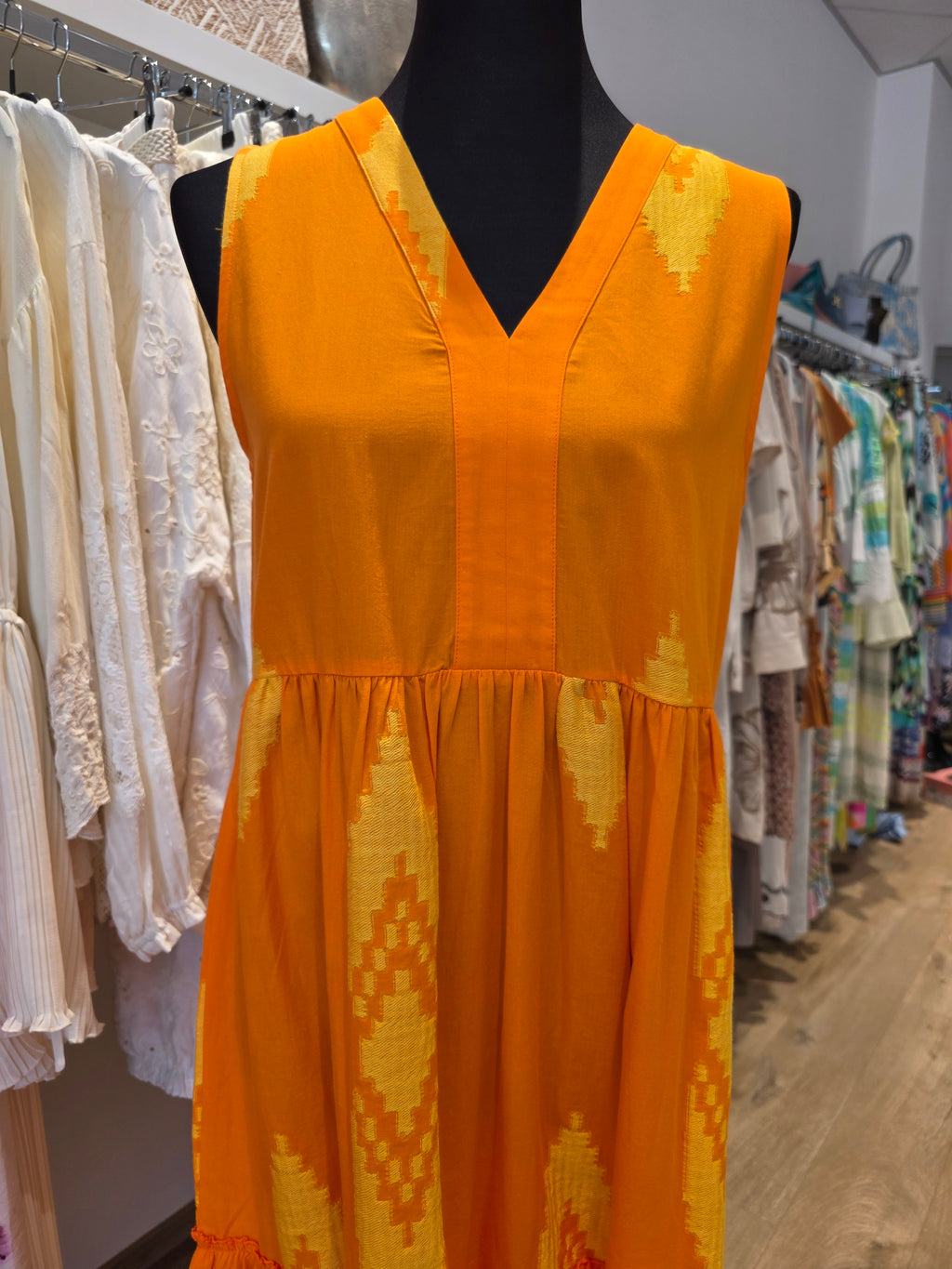 MIDIKLEID ORANGE SOMMERLOOK GR.M