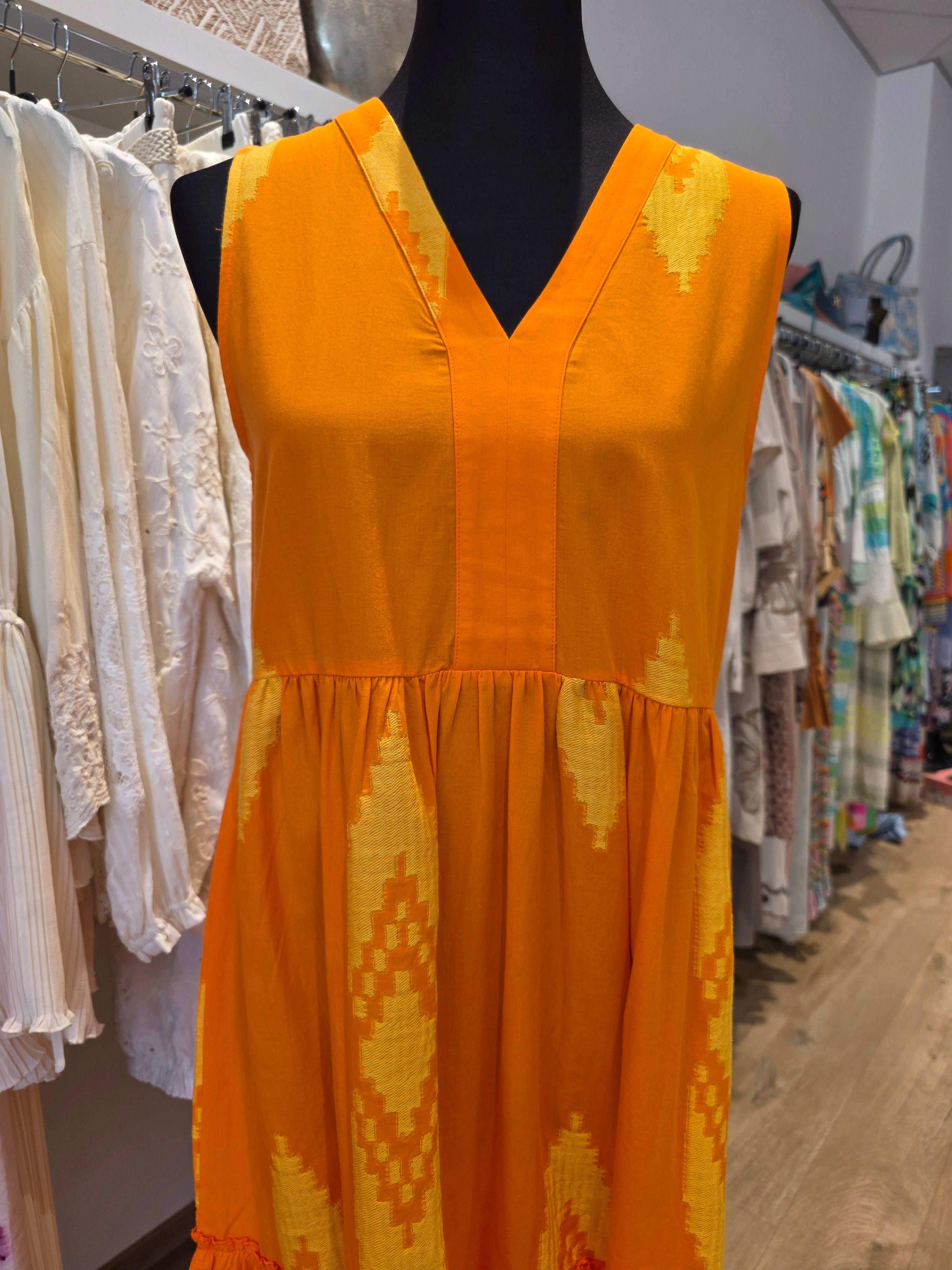 MIDIKLEID ORANGE SOMMERLOOK GR.M