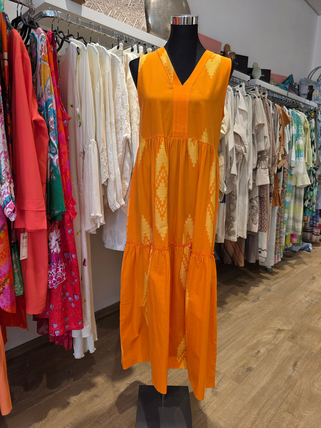 MIDIKLEID ORANGE SOMMERLOOK GR.M