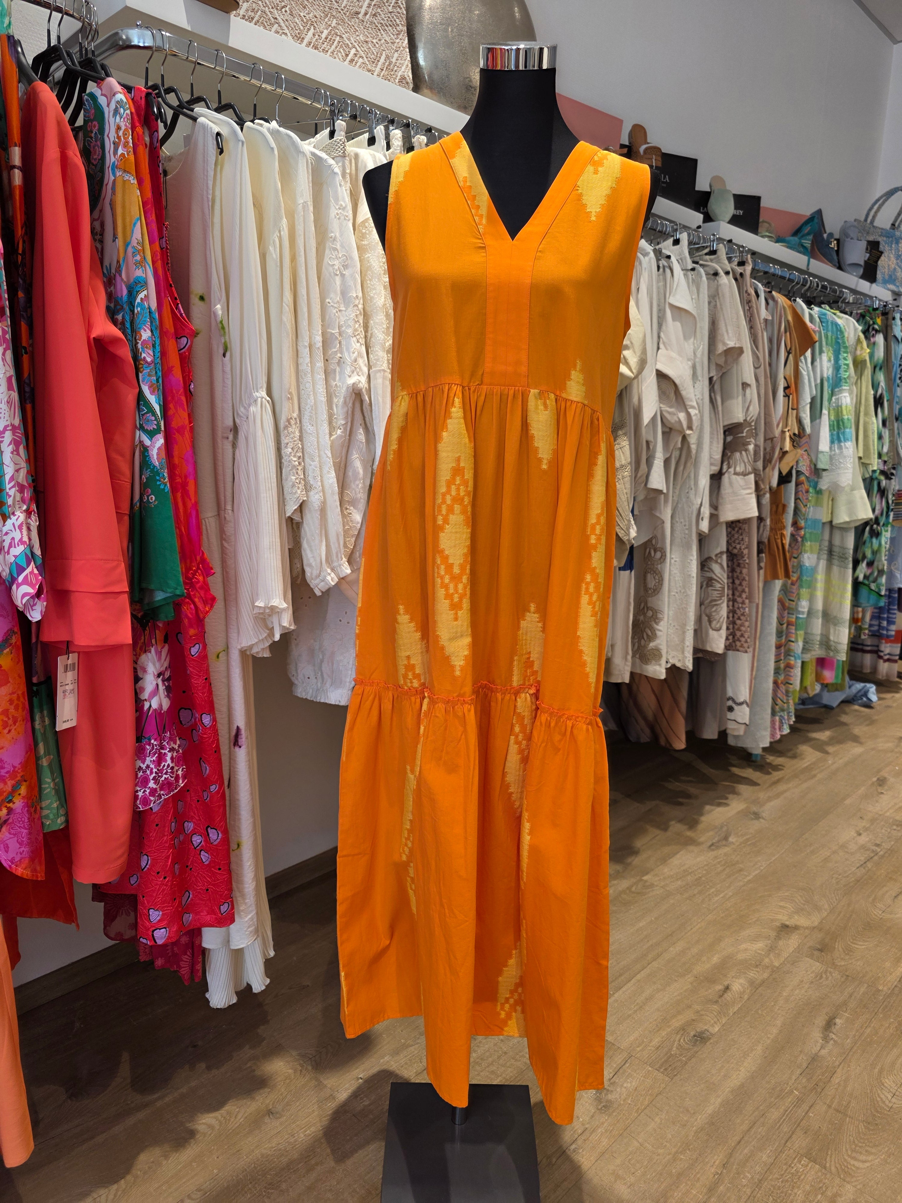 MIDIKLEID ORANGE SOMMERLOOK GR.M